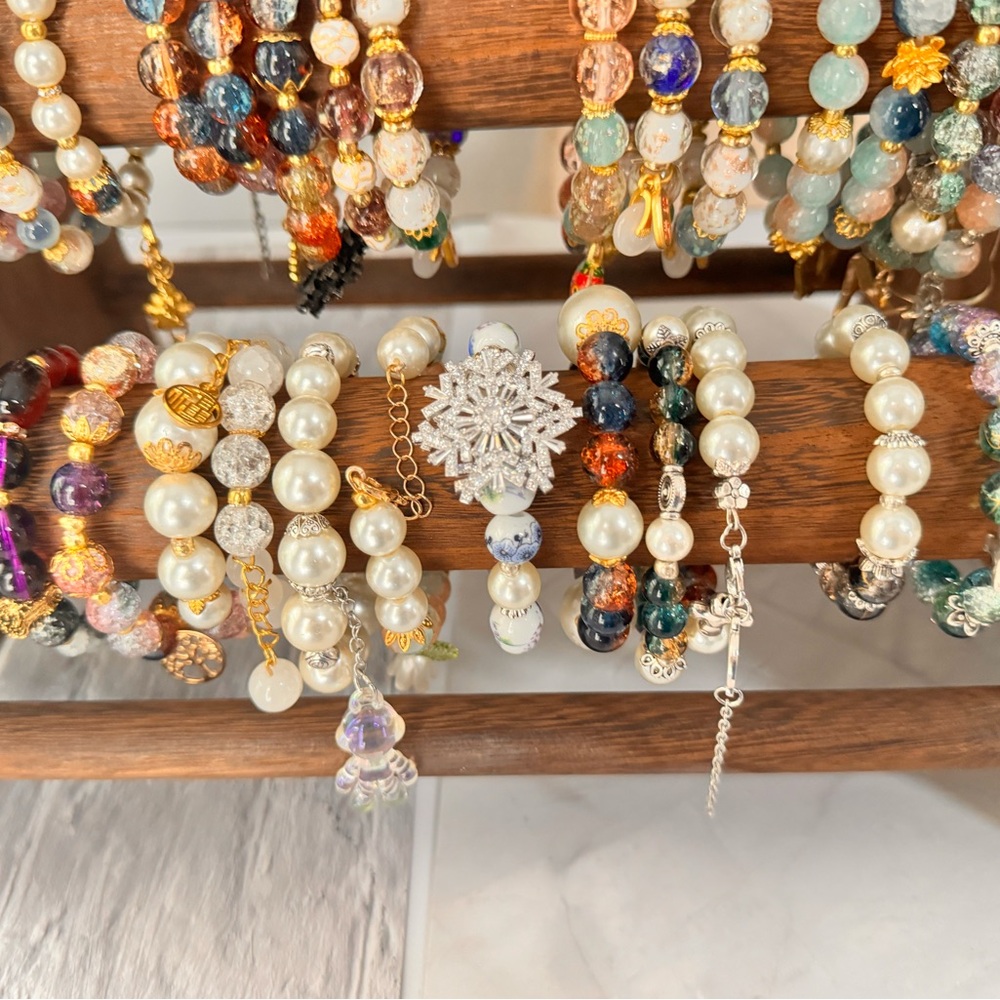 Handmade glass beaded Bracelet